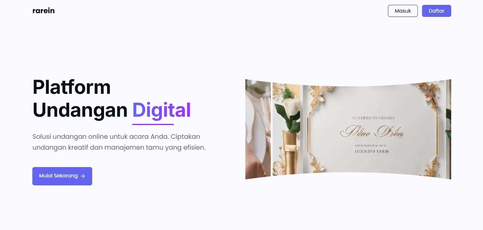 Digital Wedding Invitation